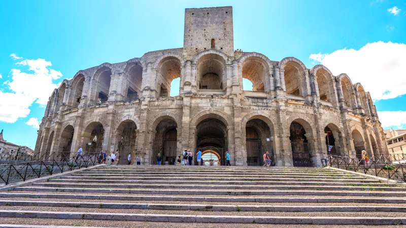 The Roman amphitheatre in Arles